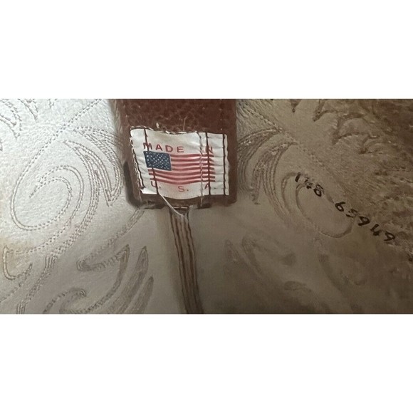 GUC Vintage Olathe Boots Brown Leather Cowboy Boots - US Size 12 AA (Mens) - Picture 6 of 15